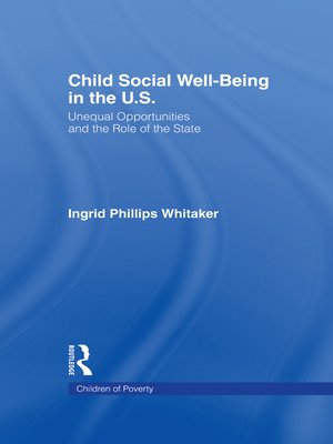 cover image of Child Social Well-Being in the U.S.